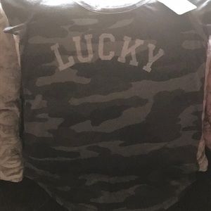Lucky Brand Camo Top